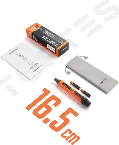 PT199 Detector de fugas de gas natural con alarma audible y visual, sniffer de gas portátil para localizar fuentes combustibles como metano, propano para el hogar (incluye batería x2), naranja