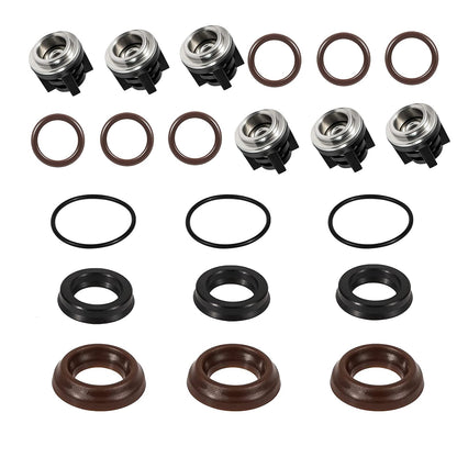 YMT AR1828 - Kit de presión de agua de repuesto para Annovi Reverberi 18 mm XR RK RKA RKV, nuevas válvulas + juntas tóricas