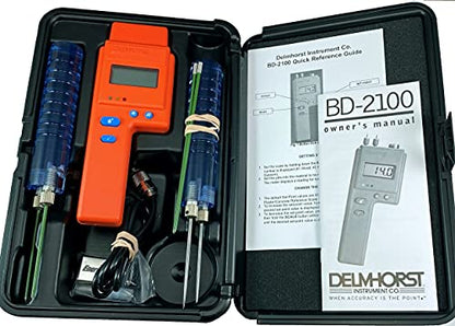 Delmhorst - BD-2100/EIFS/PK BD-2100 Medidor de humedad digital tipo pin, paquete EIFS