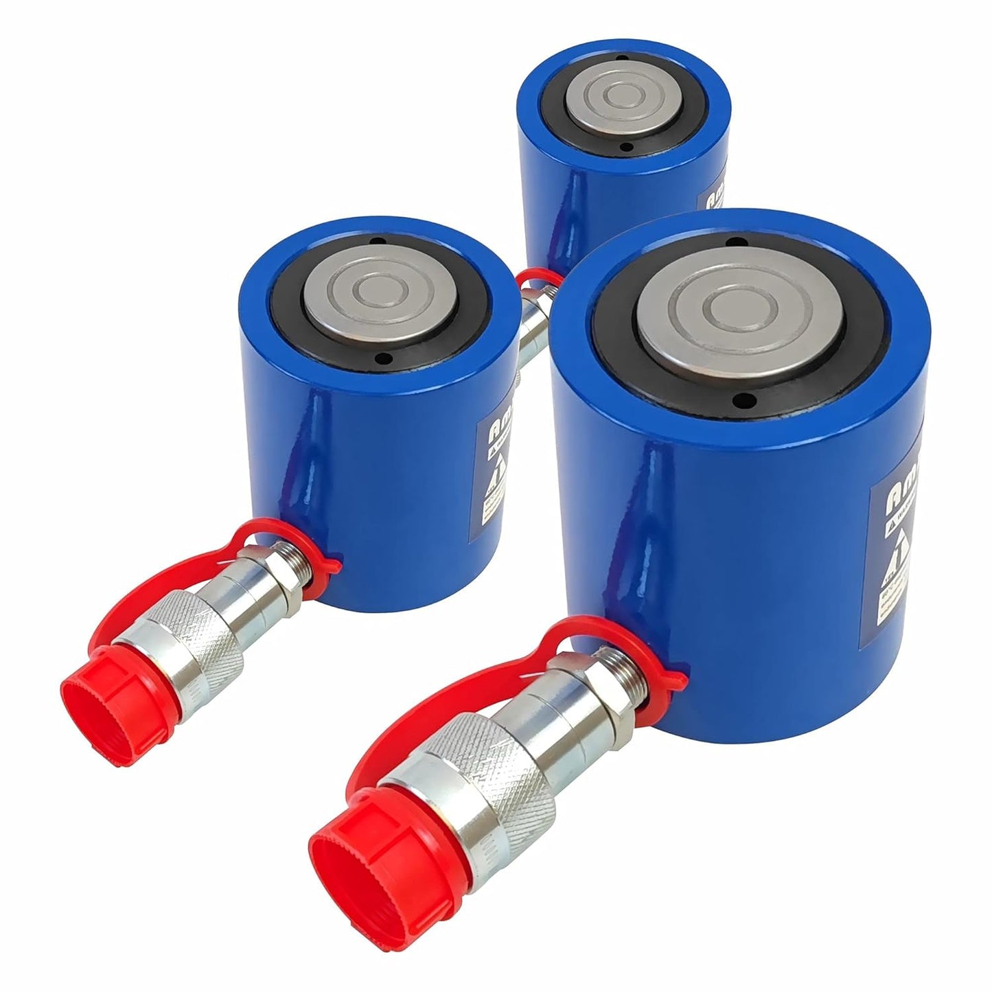 Cilindro hidráulico de 50 toneladas de efecto único de 2 pulgadas de carrera 50T cilindro hidráulico gato de elevación portátil de un solo efecto con carrera de 50 mm