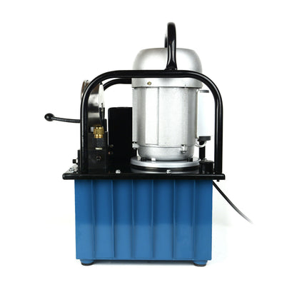 Bomba hidráulica eléctrica de 2 etapas, doble efecto, 110 V, 10 000 PSI, capacidad de 488 in³
