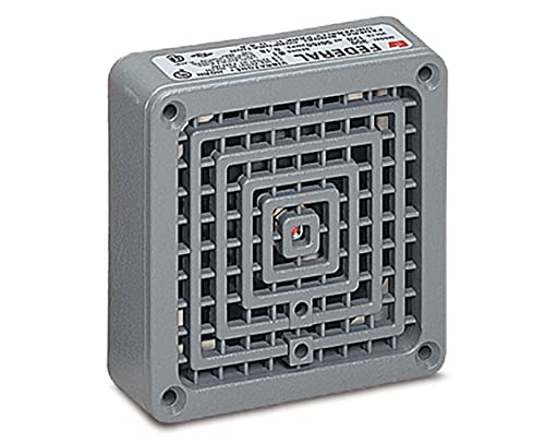 Federal Signal 350-120-30 Vibratone cuerno electromecánico, montaje en superficie, 120 VAC