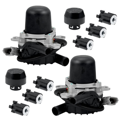 Bomba de inyección de aire secundaria 17610-0S010 compatible con Lexus LX570 2008-2013 Toyota Land Cruiser 2006-2012 Toyota Sequoia 2007-2013 Tundra Smog Pump Reemplazo # 1020023 AA (2 piezas) AA (2