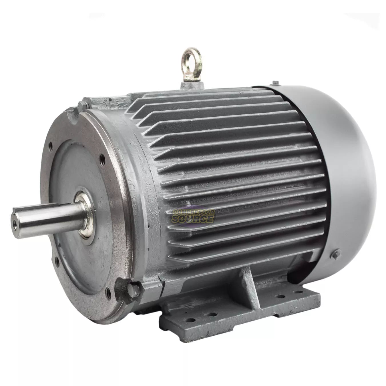 Motor eléctrico trifásico de 5 HP con cara C 3600 RPM 184TC TEFC 230/460 voltios para servicio severo PEWWE5-36-184TC