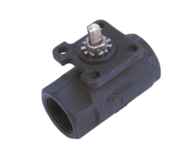 Válvula de bola Apollo™ 89AR464 89-AR 89-AR de 2 piezas, 3/4 in, FNPT, cuerpo de acero al carbono forjado, puerto estándar