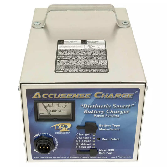Cargador DPI Accusense de 48 V y 17 A para carrito de golf Yamaha G29 Drive y Drive2 (3 pines)