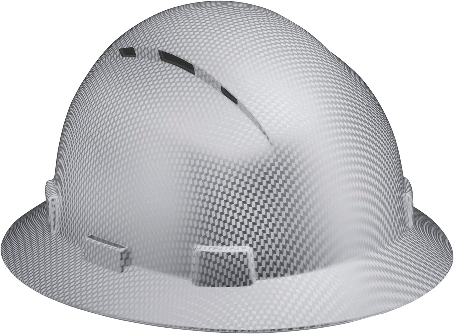 Acerpal Casco duro OSHA con diseño de fibra de carbono ventilada de ala completa con suspensión de 6 puntos (opciones 1)