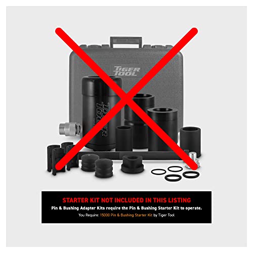 Tiger Tool Adaptador de pasador y buje 15030, para ser utilizado con el kit de arranque de pasador y buje para semirremolques y equipos de servicio pesado, herramienta adaptadora para quitar pasadores