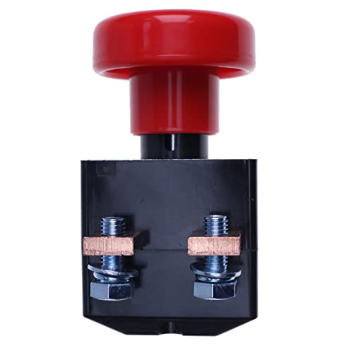 Holdwell E-Stop Switch ED250B-1 ZJK-250 250A Parada de Emergencia Swicth Compatible con Albright Electric Stacker Forklift Pallet Car