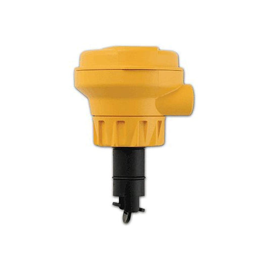 GF Signet 3-2537-6C-P0 Sensor de flujo de rueda de paleta de montaje integral, cuerpo de polipropileno, rotor de PVDF negro, pasador de titanio, salida de 4 mA-20 mA, 0.5" a 4", 11"