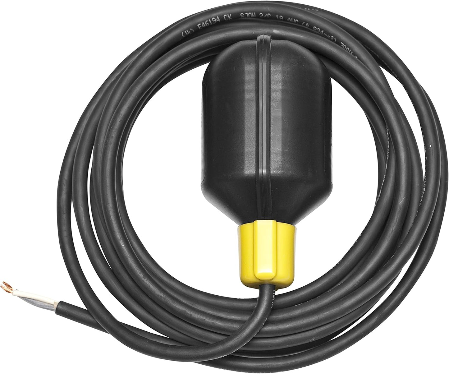 Superior Pump 92060 - Sistema de alarma de sumidero con interruptor de flotador atado de 15 pies, color negro