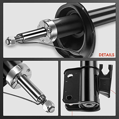 A-Premium Amortiguador magnético delantero izquierdo y derecho compatible con Land Rover Range Rover Evoque 2012-2018 2.0L con sensor de 2 piezas