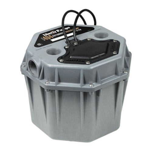 Liberty Pumps 404L Bomba de drenaje compacta de bajo perfil de 1/3 HP