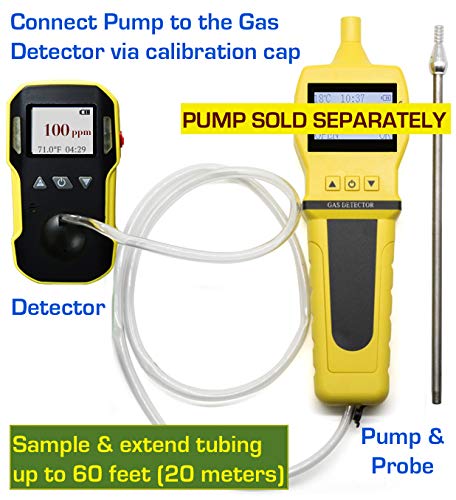 Detector de amoníaco de Forensics | Certificado de calibración NIST de EE. UU. | Resistente al agua, al polvo y a las explosiones | Recarga USB | NH3 0-100ppm |