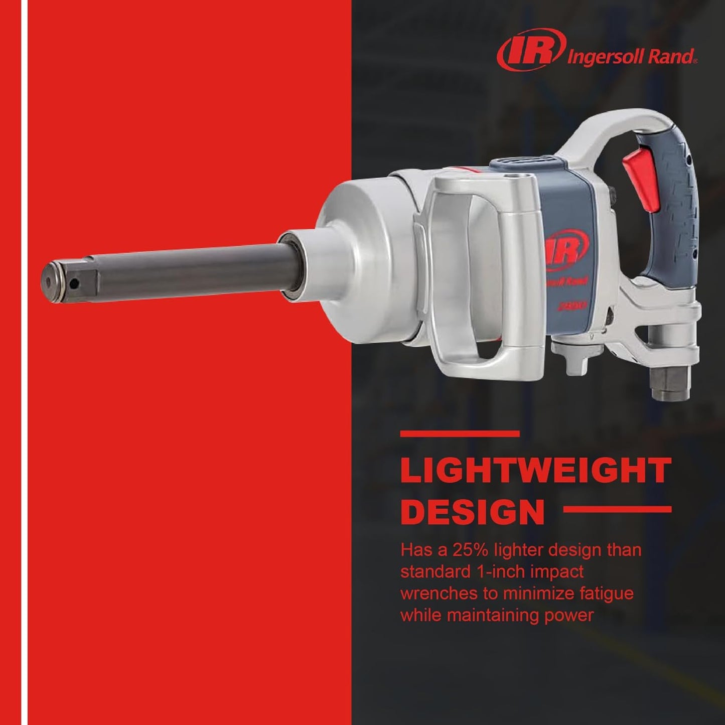 Ingersoll Rand 2850MAX-6 Pistola de Impacto Neumática, 1"