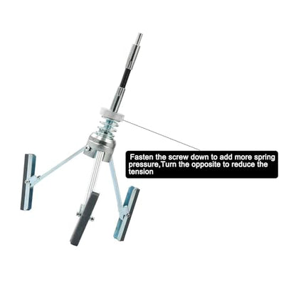 Cilindro de motor Hone Deglazer 2 pulgadas a 6-1/2 pulgadas ajustable 4 pulgadas hoja larga con 100 220 400 piedras de grano cilindro de pistón Hone con caja negra