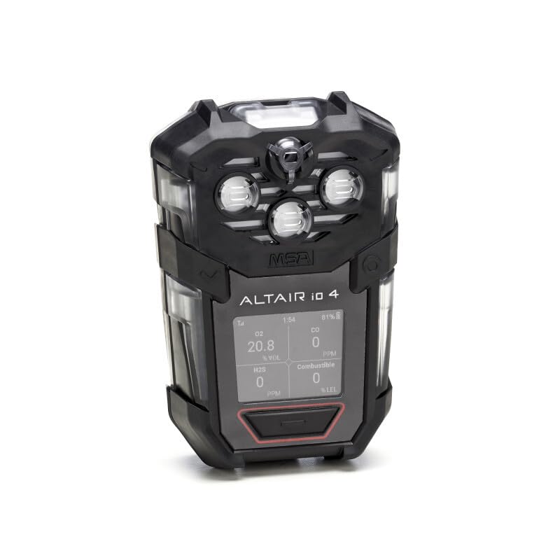 MSA 10245598 MSA ALTAIR io 4 Detector de gas celular portátil LTE [LEL, O2, Co, H2S], monitor de gas portátil, duradero, de mano, aprobación UL/CSA, incluye solo instrumento y cargador
