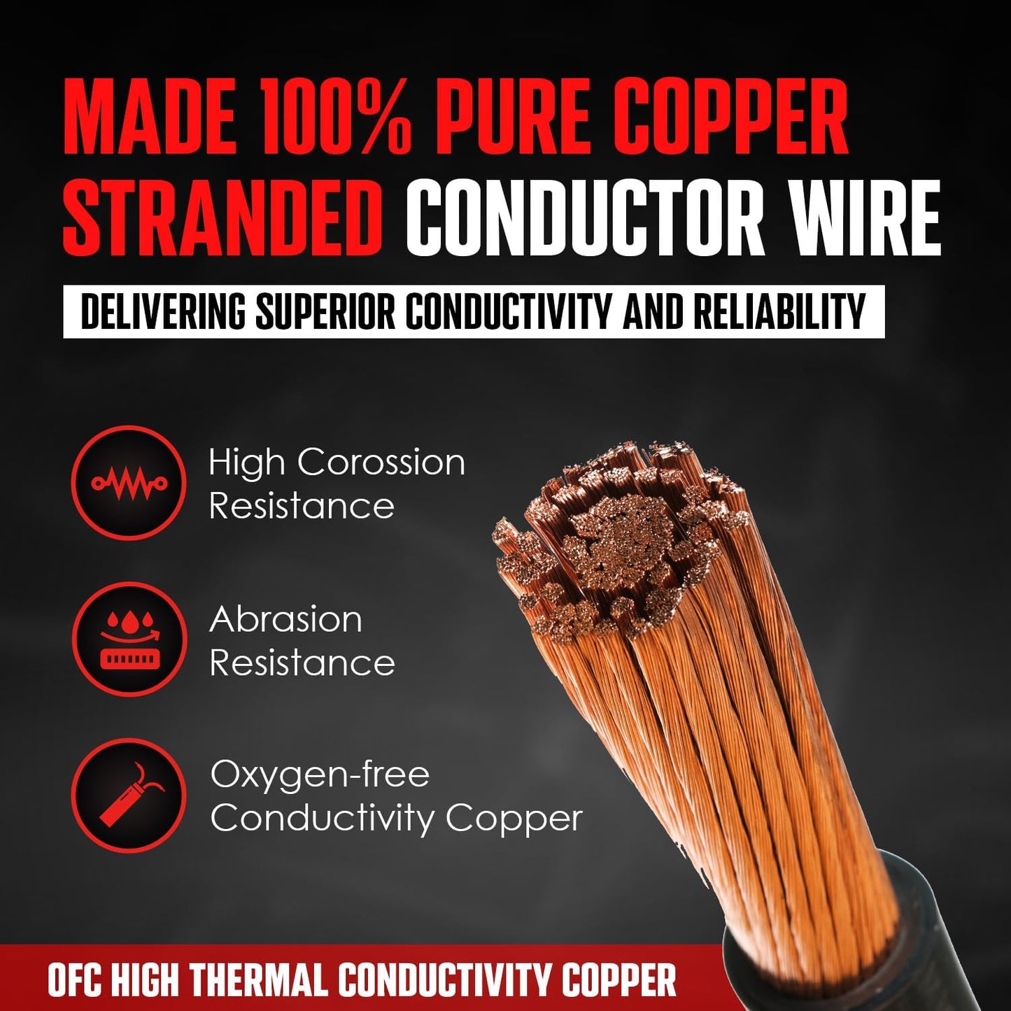 K KRIËGER Cables de Puente 100% Cobre Puro, 30 pies, 2 Calibre, 1000 amperios con Kit de instalación Permanente y enchufes de conexión rápida, Bolsa de Transporte incluida B0BTZ5HNLK