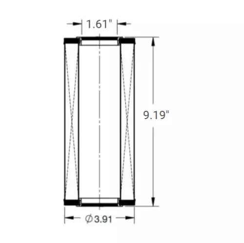 FILTRO HIDRÁULICO ZINGA RE-409-100R / RE409100R MALLA 100