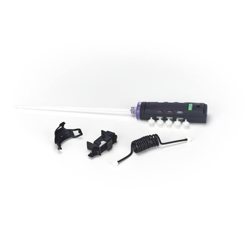MSA 10152669 ALTAIR Sonda de bomba, gris, línea de aire recta estándar, aprobada y certificada por América del Norte, accesorio para detector de gas a batería, incluye cargador/varita/tapa de calibración/manguera de acoplamiento