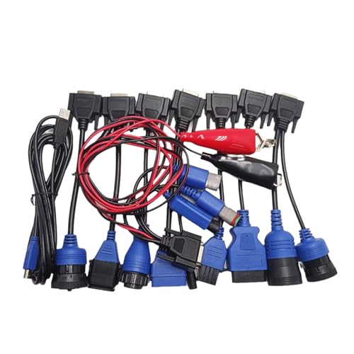 Escáner de diagnóstico 124032 Link 2 universal resistente Diesel Truck Excavator compatible con Nexiq Link 2 Heavy Duty Truck Scanner Diagnóstico USB Link 2 con adaptador de interfaz Bluetooth