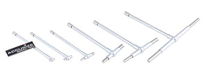 Accusize Industrial Tools Premium 5/16'' - 6", 6ps/Set Juego de medidores telescópicos, acabado en cromo satinado, 3602-5018