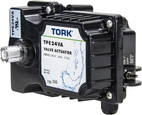 TORK TPE24VA - Actuador de válvula auténtico de 24 voltios, compatible con todos los sistemas de control de 24 VCA, para piscinas, spa, equipos solares, aprobado por UL para seguridad