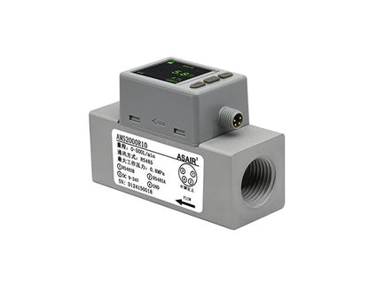 MEMS Pantalla digital inteligente de gran alcance Medidor de flujo de masa de gas térmico Aire de oxígeno AMS2000