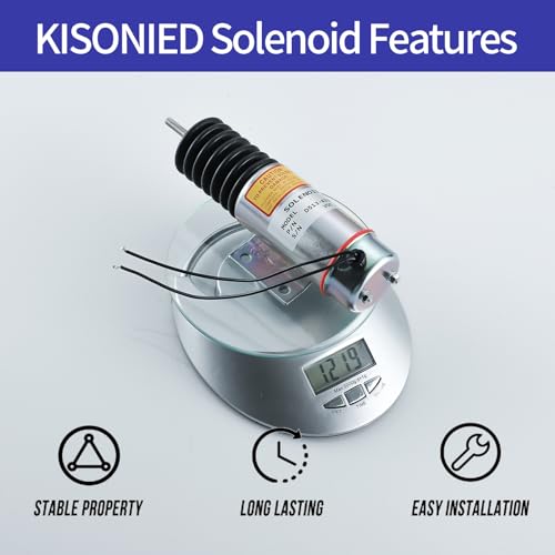 D513-A32V12 - Solenoide de apagado de combustible 2001-12E2U1 D513A32V12 de repuesto para Trombetta Genie JLG Stop solenoide 12VDC