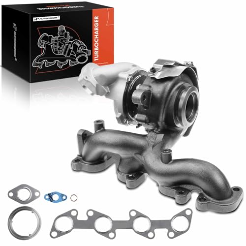 A-Premium - Kit completo turbocompresor turbocompresor, con junta, compatible con Audi A3 2010-2013 y Volkswagen Jetta 2009-2014, Beetle 2013-2014, Golf 2010-2014, 2.0L Diesel, reemplazo#