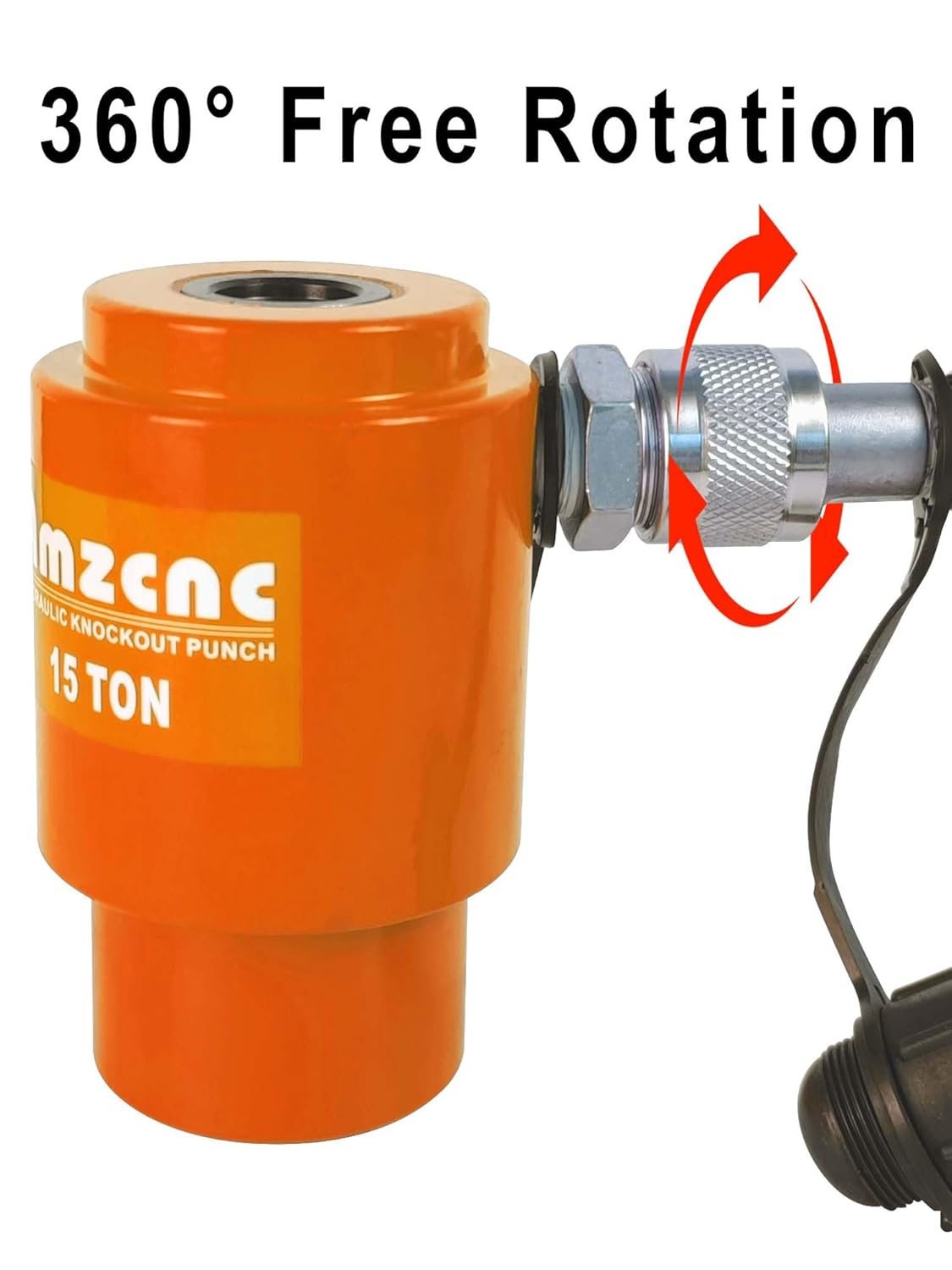 Kit de perforadora hidráulica de 15 toneladas de 1/2 pulgadas a 4 pulgadas, herramienta de perforadora manual con 10 troqueles (15T (1/2 "~ 4")