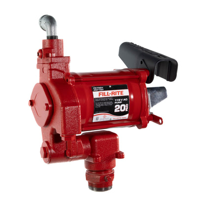 Fill-Rite Bomba de transferencia de combustible FR700VN 115V 20 GPM (modelo solo bomba) | Para gasolina, diesel, queroseno, mezclas de etanol, mezclas de metanol y biodiésel hasta B20