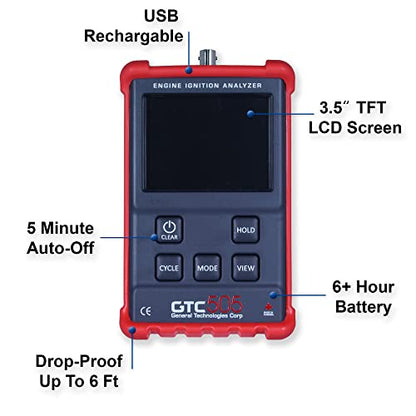 GTC GTC505, analizador de encendido de motores