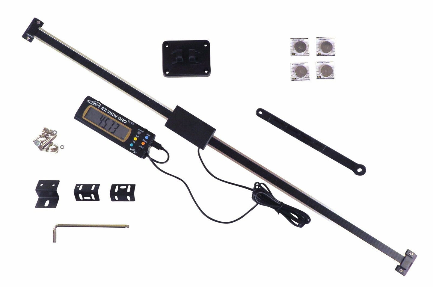 Lectura digital Igaging de 24" y 600 mm / DRO de lectura con pantalla LCD magnética remota