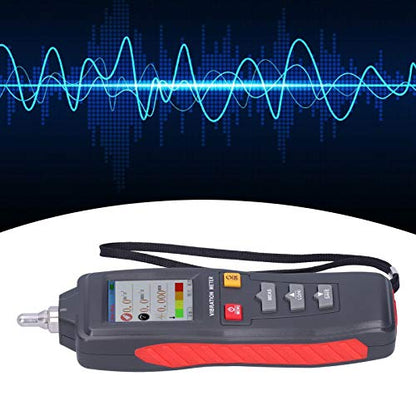Eujgoov WT63B medidor de vibración portátil probador vibrómetro herramienta de prueba de vibración materiales de alta calidad medición de desplazamiento