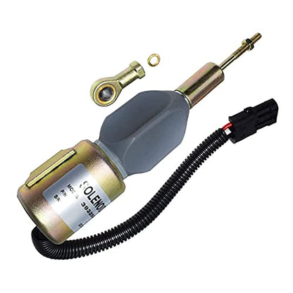 Earlyred Solenoide de apagado de combustible 3932529 3932929 SA-4756-12 SA-4891-12 3930658 3935431 SA475612 J932529 compatible con 6BT 4BT Cummins 5.9L