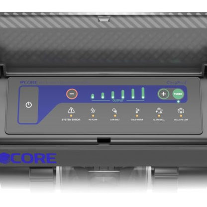 CircuPool Sistema de clorador de sal CORE35 | 8 años de garantía del fabricante | Sin penalización de instalación DIY | Titanio de EE. UU. | Salida CL de 1.4 libras | Generador electrónico de cloro