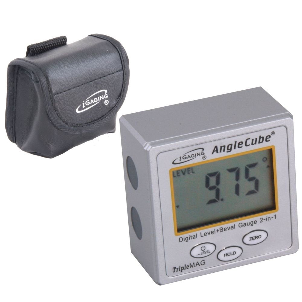 Medidor de ángulos digital portátil iGaging con base magnética - 35-222-6