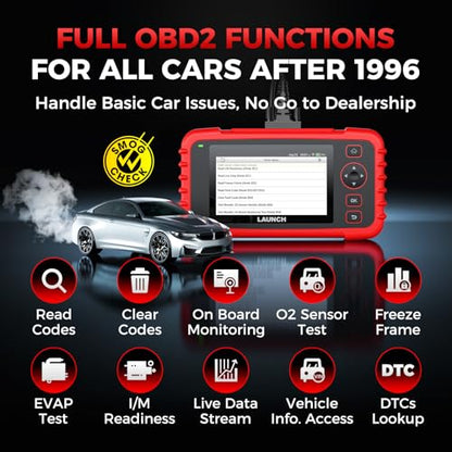 Launch 2025 Escáner CRP129X V2.0 Elite OBD2, herramienta de escaneo de actualización en línea gratuita de por vida 2024, reinicio de 12, codificación por inyector, escáner de diagnóstico del sistema