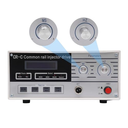 Kit de probador de inyector CR-C Common Rail, máquina de prueba de inyector diesel multifunción de 600 bar 8000PSI + boquilla de combustible S60H para diesel 6190/6200/6170 (stock de EE. UU.)
