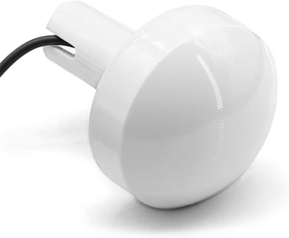 Antena GPS marina reemplazo de antena para Garmin GPSMAP GDU GNC NavTalk Pilot StreetPilot AIS barco navegación receptor Fishfinder Sounder+cable de 26 pies conector TNC adaptador BNC+base de