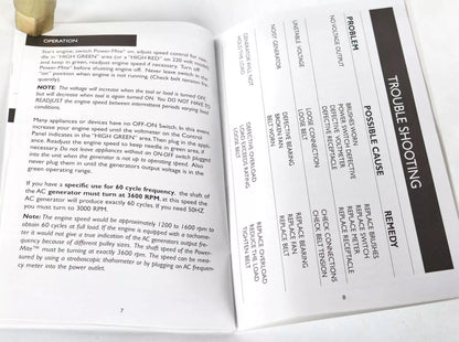 Nuevo Kit generador de PM-220 accionado por correa Fabco Power Mite con caja de control y PMVR-