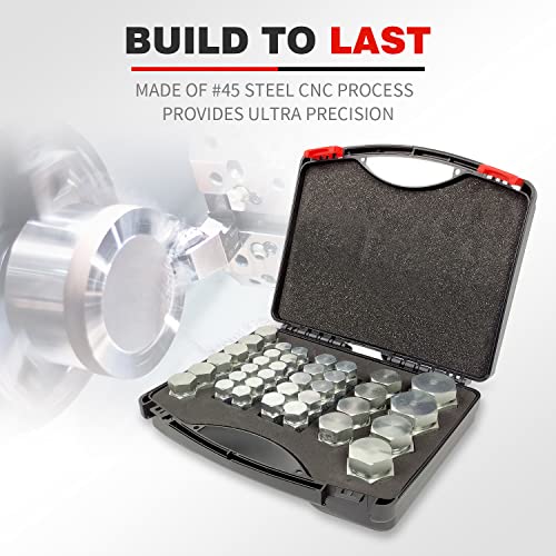 Juego de 72 piezas JIC de 37° de tapa y enchufe para manguera y tubo de manguera, juego de tapa hidráulica y enchufe de acero galvanizado 45# con rosca de precisión tamaños de tablero -04-06