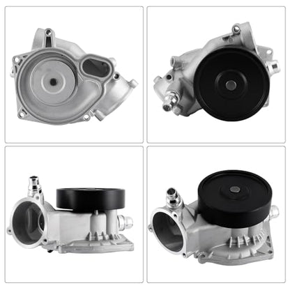 AW6708 - Bomba de agua (4.4L V8 solamente) para BMW 550i GT xDrive 10-17,650i X5 10-18,650i xDrive Gran Coupe 12-19,750i xDrive 09-16,750Li xDrive 09-19, Alpina B6 xxxxDrive Gran Coupe Coupe