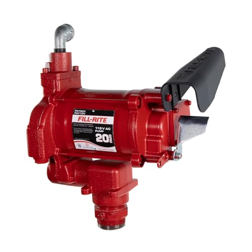Fill-Rite Bomba de transferencia de combustible FR700VN 115V 20 GPM (modelo solo bomba) | Para gasolina, diesel, queroseno, mezclas de etanol, mezclas de metanol y biodiésel hasta B20