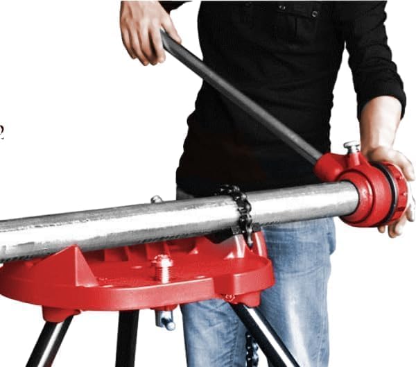 HFS(R) Herramienta de Roscado de Tubos con Mango de Trinquete 5 Piezas Enhebrador de Trinquetes con Maleta Plástica