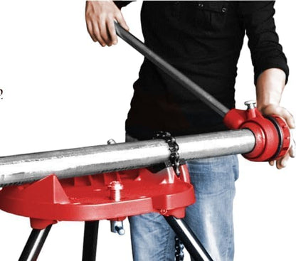 HFS(R) Herramienta de Roscado de Tubos con Mango de Trinquete 5 Piezas Enhebrador de Trinquetes con Maleta Plástica