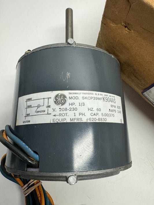Motor GE Motors Carrier para ventiladores de condensador 5KCP39MF 460V HC39GE466A