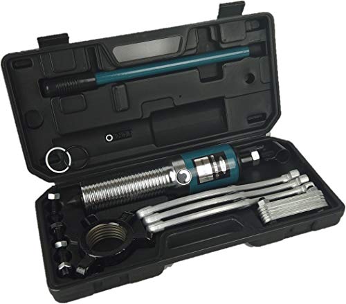 Extractor de engranajes hidráulico Nmaza de 15 toneladas ajustable, 2 o 3 mandíbulas alcance de 12 pulgadas, separador de tracción de brida de rodamiento de rueda 3 en 1, bomba de aceite, máquina de dibujo, M/caja