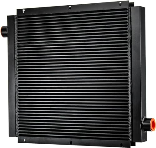 Enfriador de aceite hidráulico móvil, 0-120 GPM, 90HP; Modelo OC-65 Compatible con sistema de enfriamiento industrial Negro